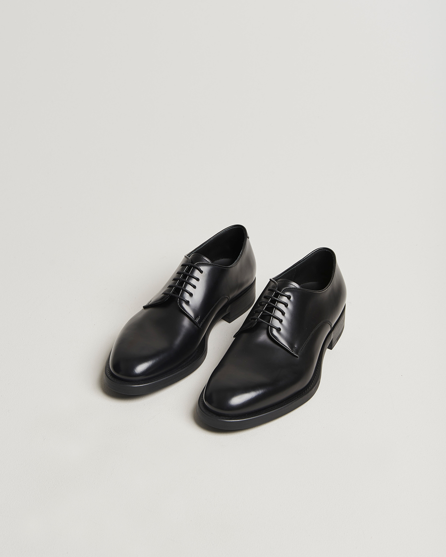 Herren | Giorgio Armani Lace Up Derby Shoes Black Calf | Giorgio Armani | Lace Up Derby Shoes Black Calf