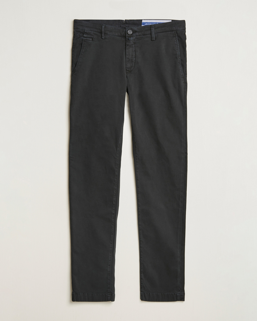 Herren | Hosen | Jacob Cohën | Bobby Cotton Chinos Black