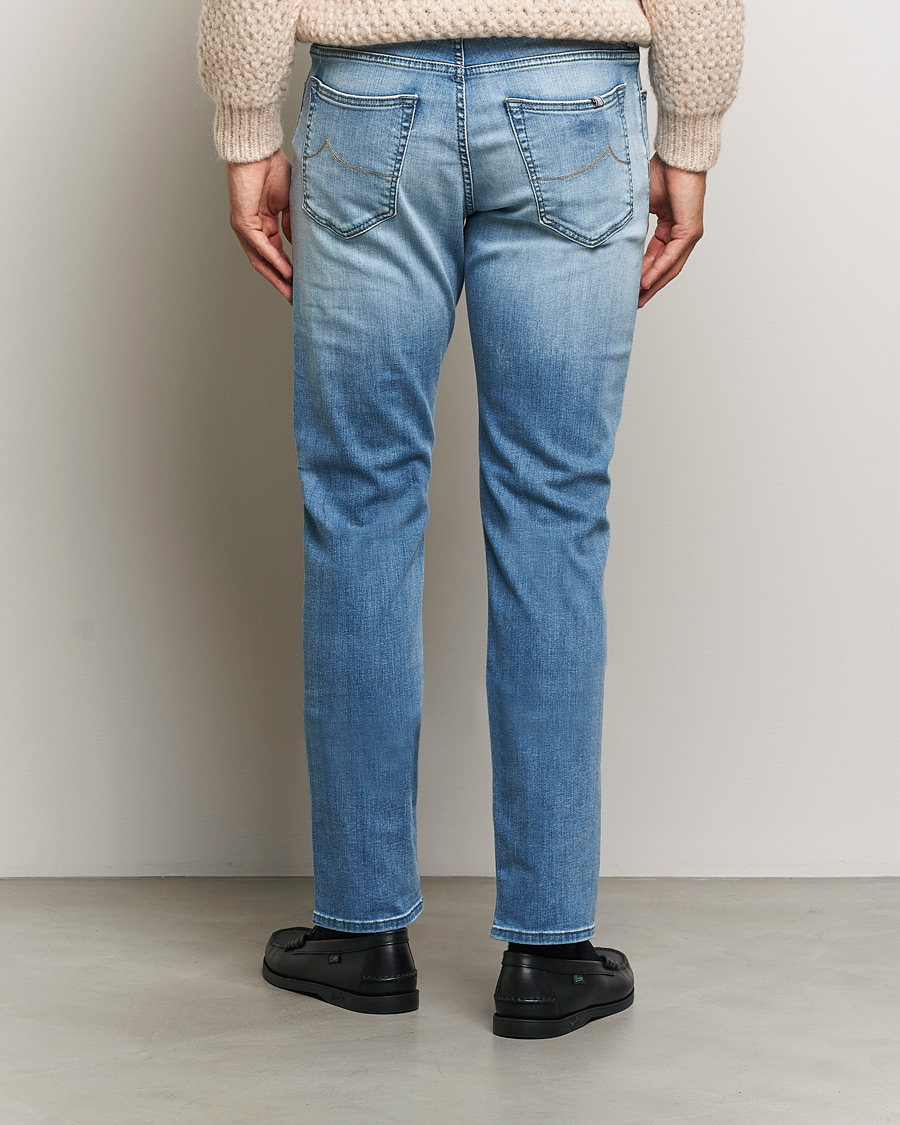Herren | Jeans | Jacob Cohën | Bard Slim Fit Streatch Jeans Light Blue