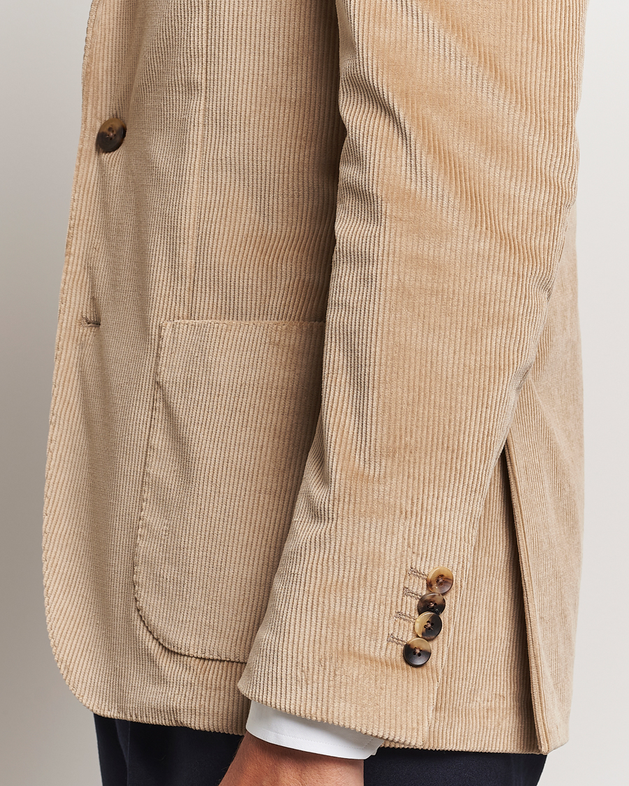 Herren | Sakkos | Lardini | Corduroy Blazer Beige