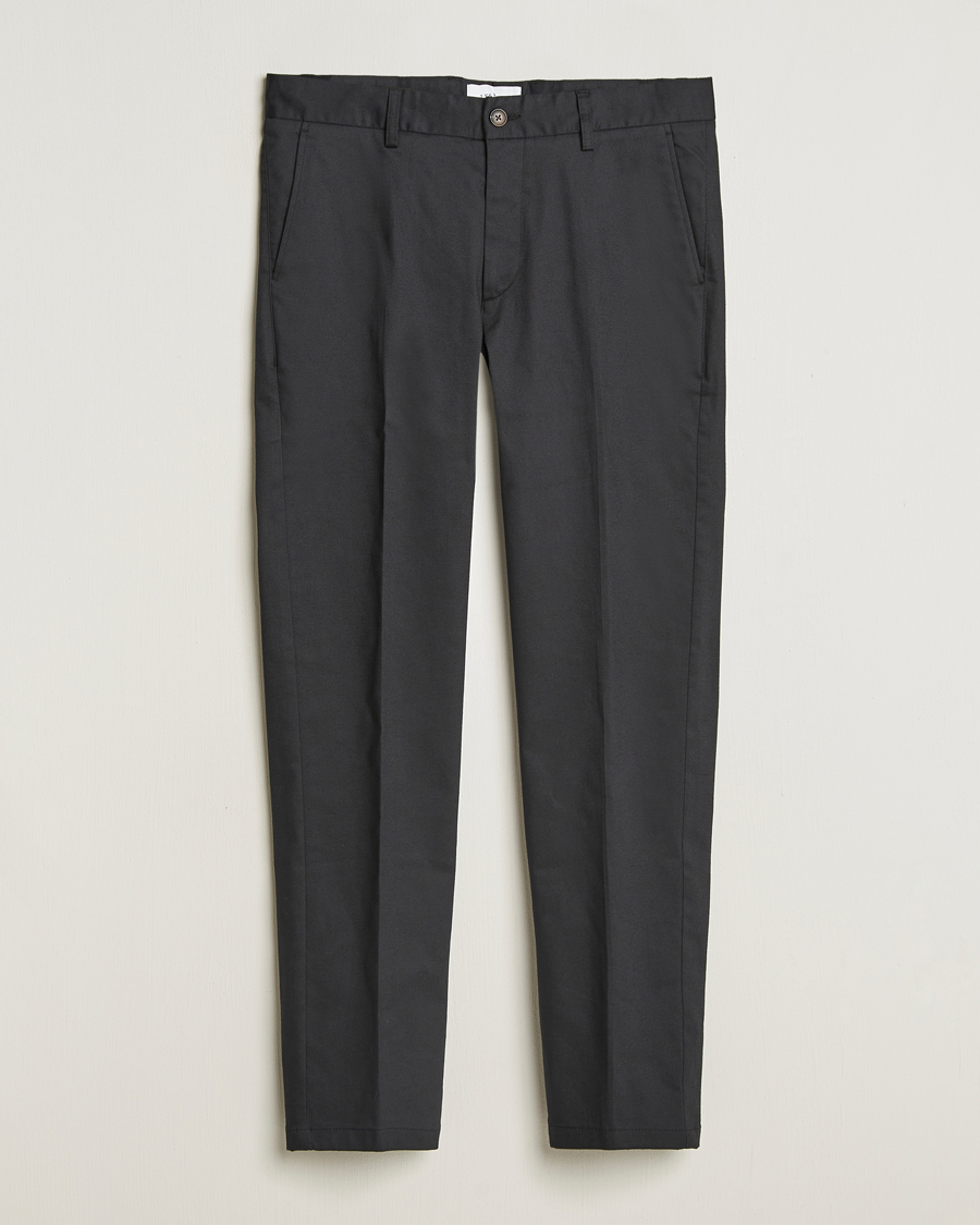 Herren | Hosen | LES DEUX | Como Reg Cotton Pants Black
