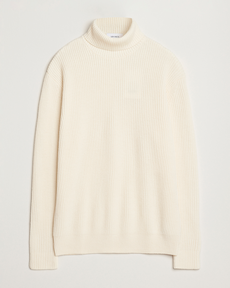 Herren | Pullover | LES DEUX | Eddie Wool Rib Rollneck Ivory