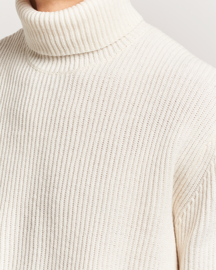 Herren | Pullover | LES DEUX | Eddie Wool Rib Rollneck Ivory