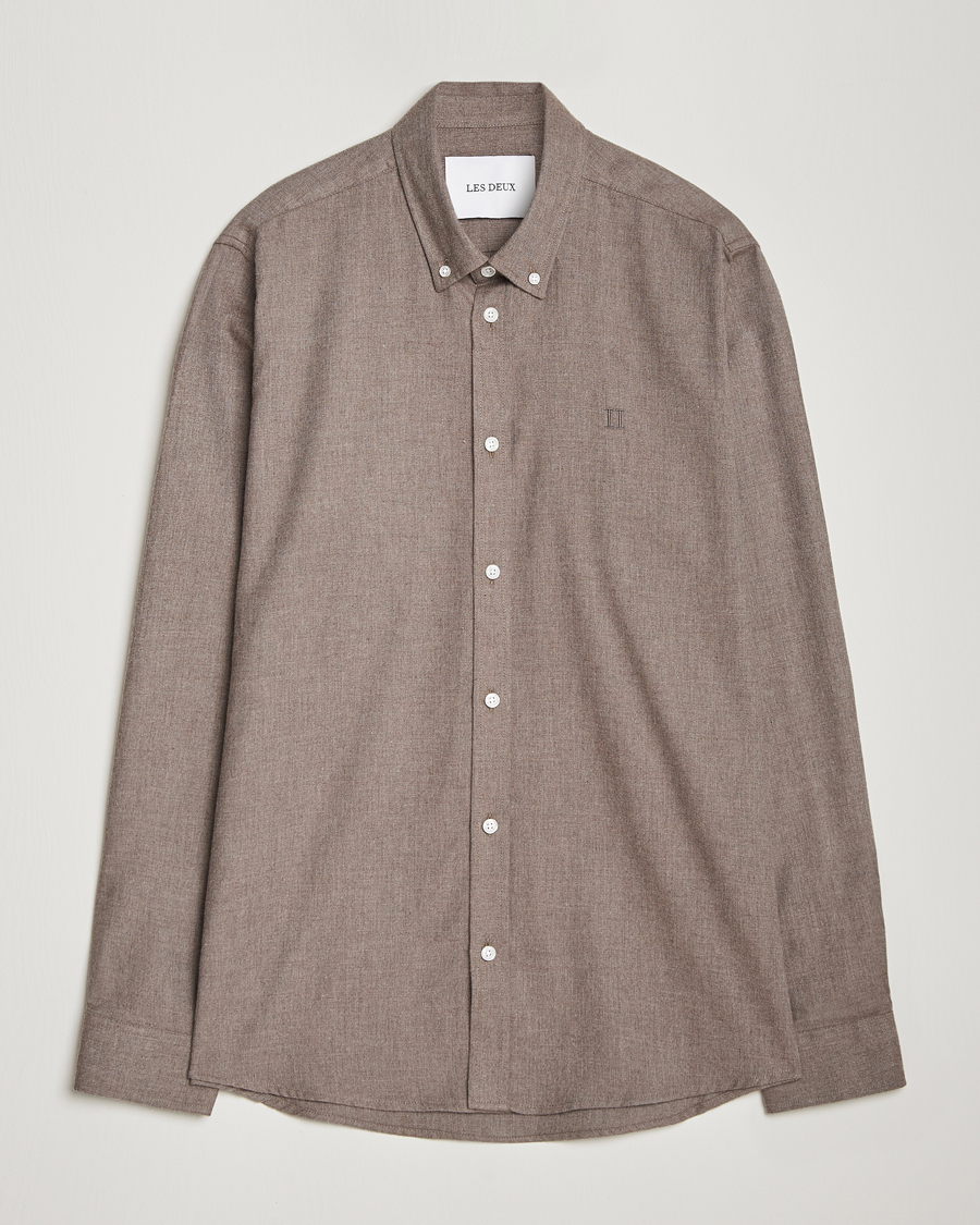 Herren | Hemden | LES DEUX | Dessert Reg Shirt Mountain Grey Melange