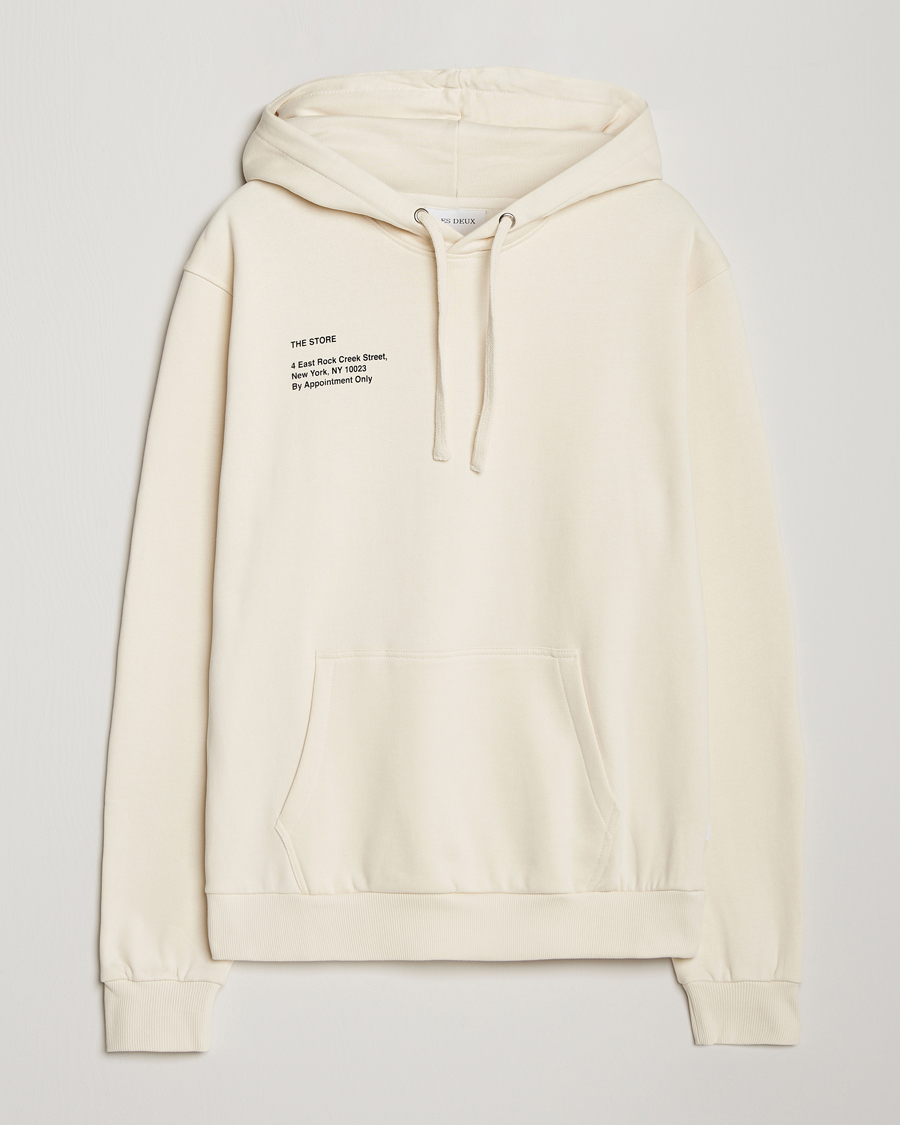 Herren | Pullover | LES DEUX | Neighborhood Hoodie Ivory/Black