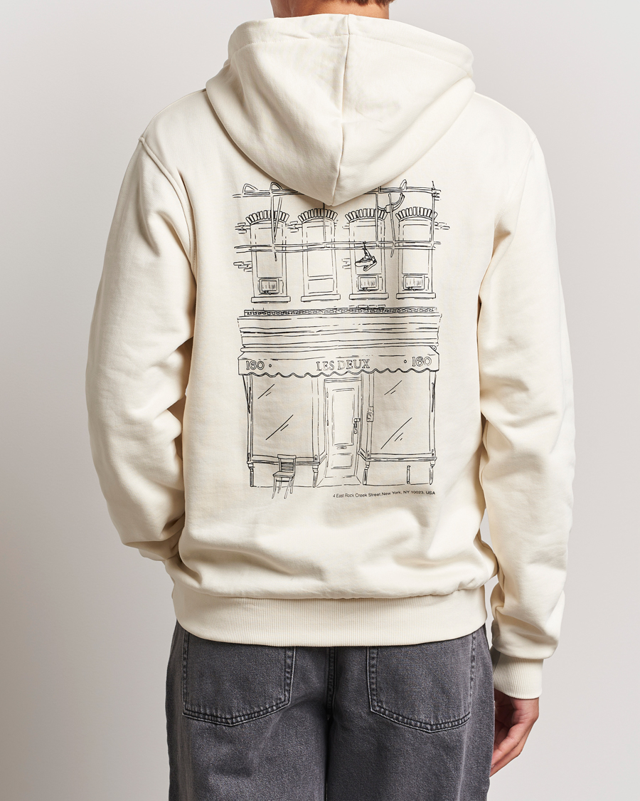 Herren | Pullover | LES DEUX | Neighborhood Hoodie Ivory/Black