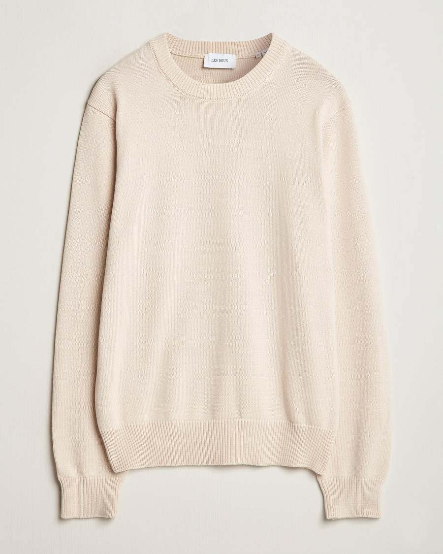 Herren | Pullover | LES DEUX | Gary Cotton Knit 2.0 Ivory