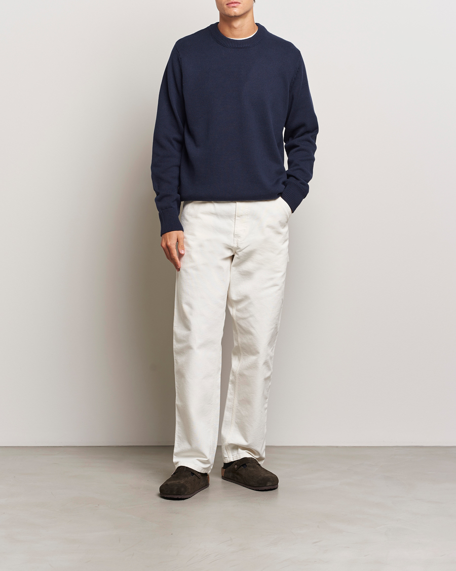 Herren | Pullover | LES DEUX | Gary Cotton Knit 2.0 Dark Navy