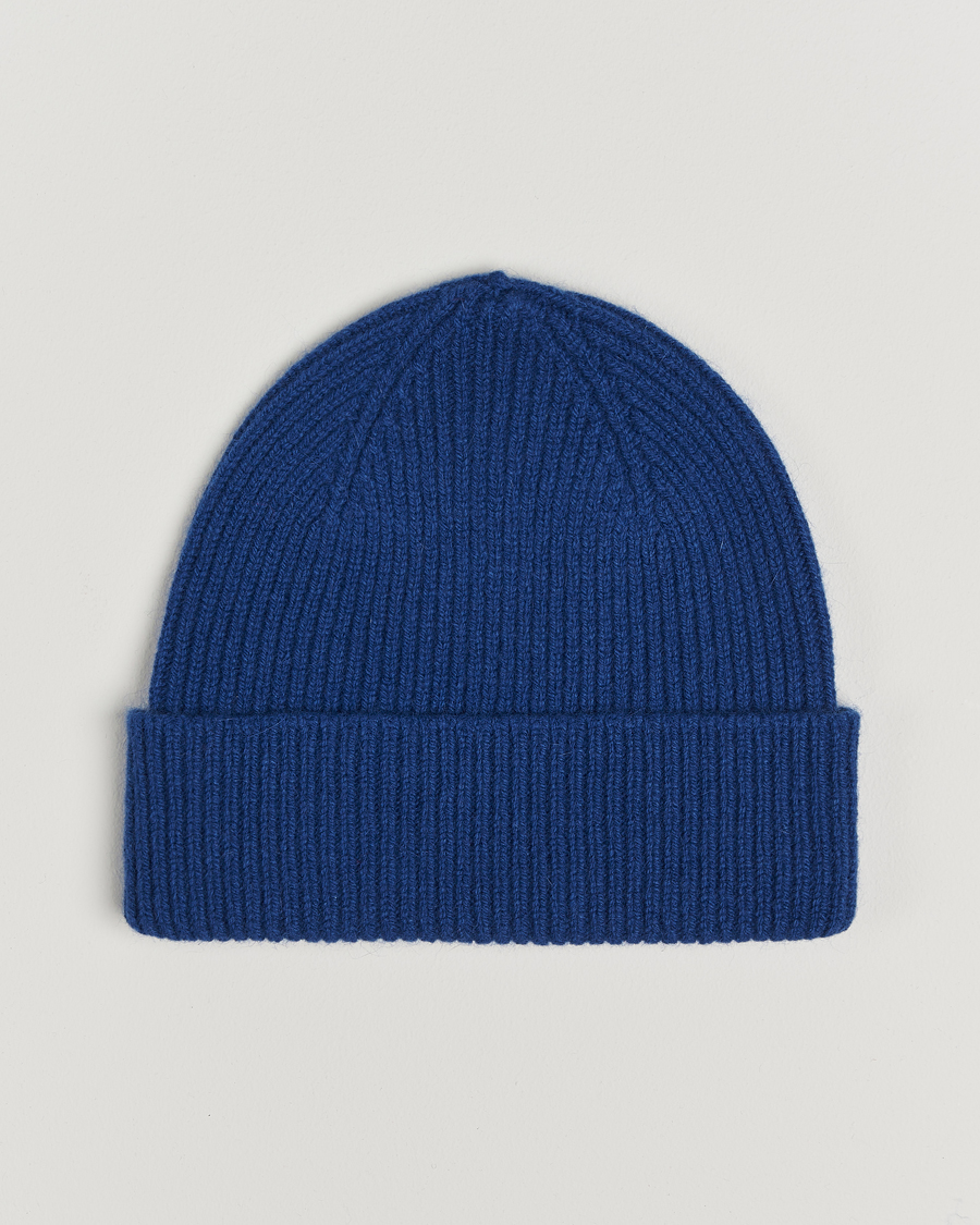 Herren | Mützen | Le Bonnet | Lambswool/Caregora Beanie Marin