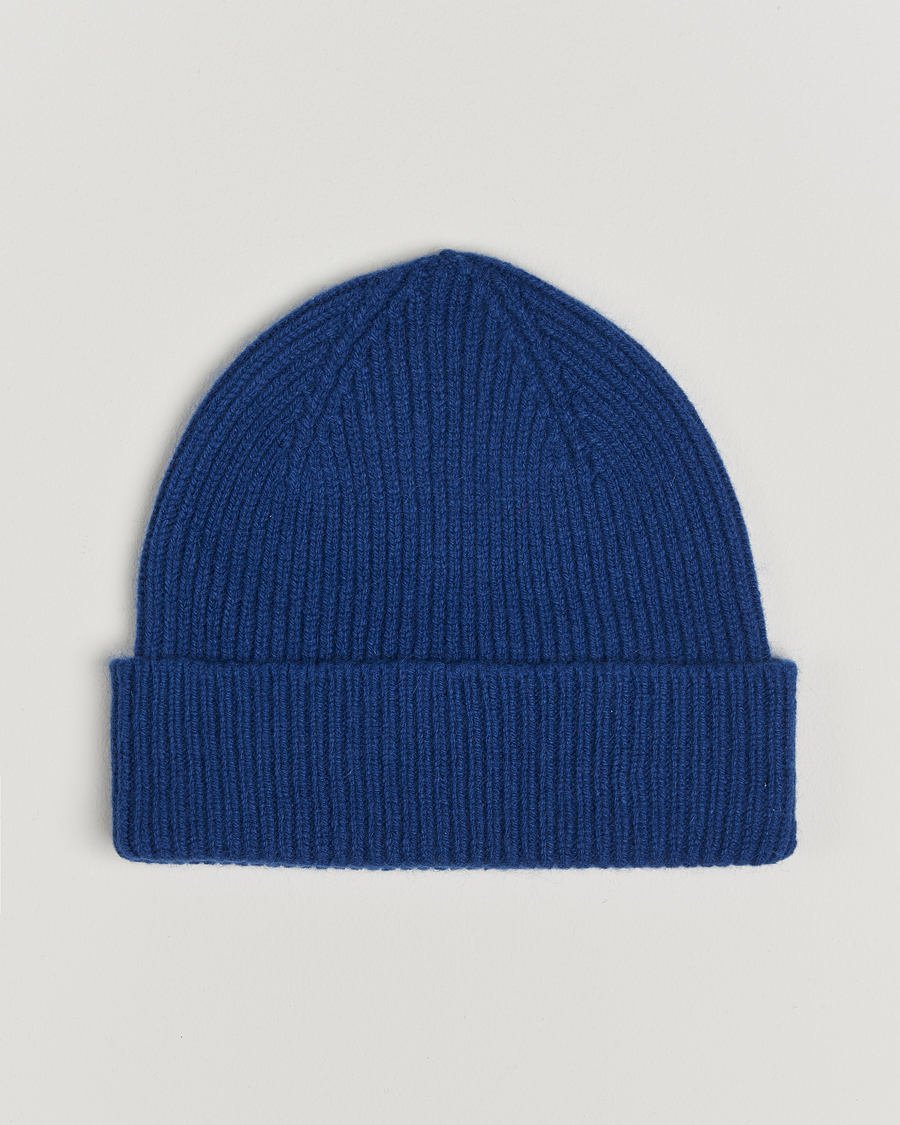 Herren | Mützen | Le Bonnet | Lambswool/Caregora Beanie Marin