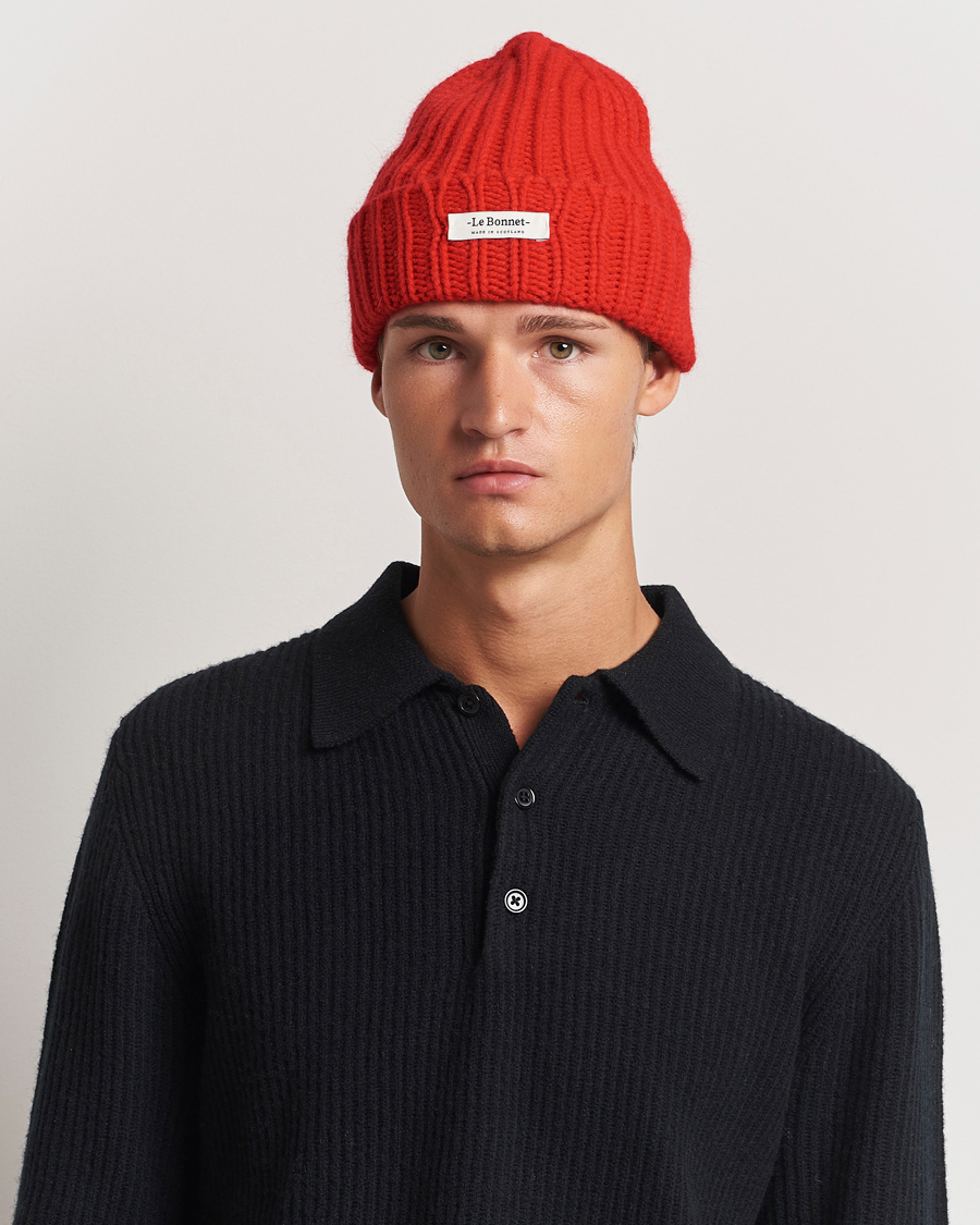 Herren | Le Bonnet Le Grand Logo Crimson | Le Bonnet | Le Grand Logo Crimson