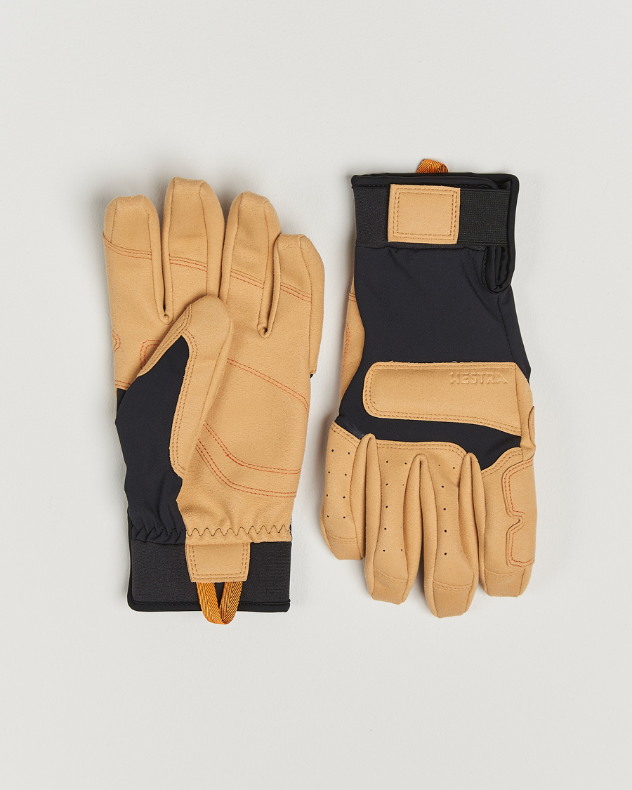 Herren | Handschuhe | Hestra | Climbers Duratan Long Glove Black/Tan