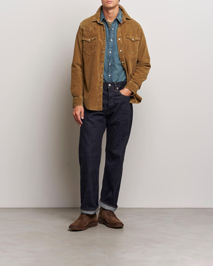 Herren | Hemden | RRL | Buffalo Western Shirt Faded Tan