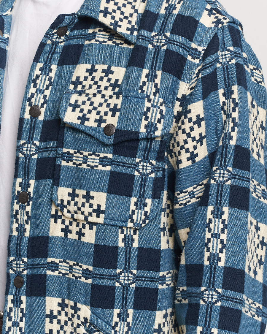 Herren | Hemden | RRL | Brown Bear Plaid Shirt Cream/Navy