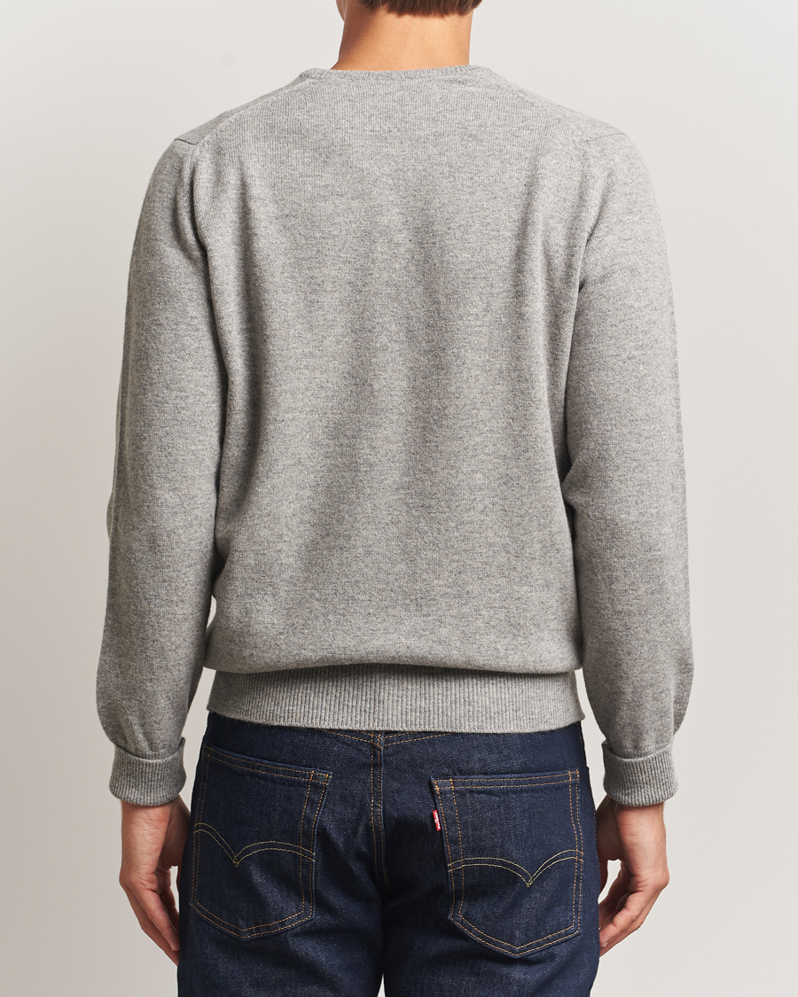 Herren | Pullover | William Lockie | Rob Lambswool V-Neck Flannel
