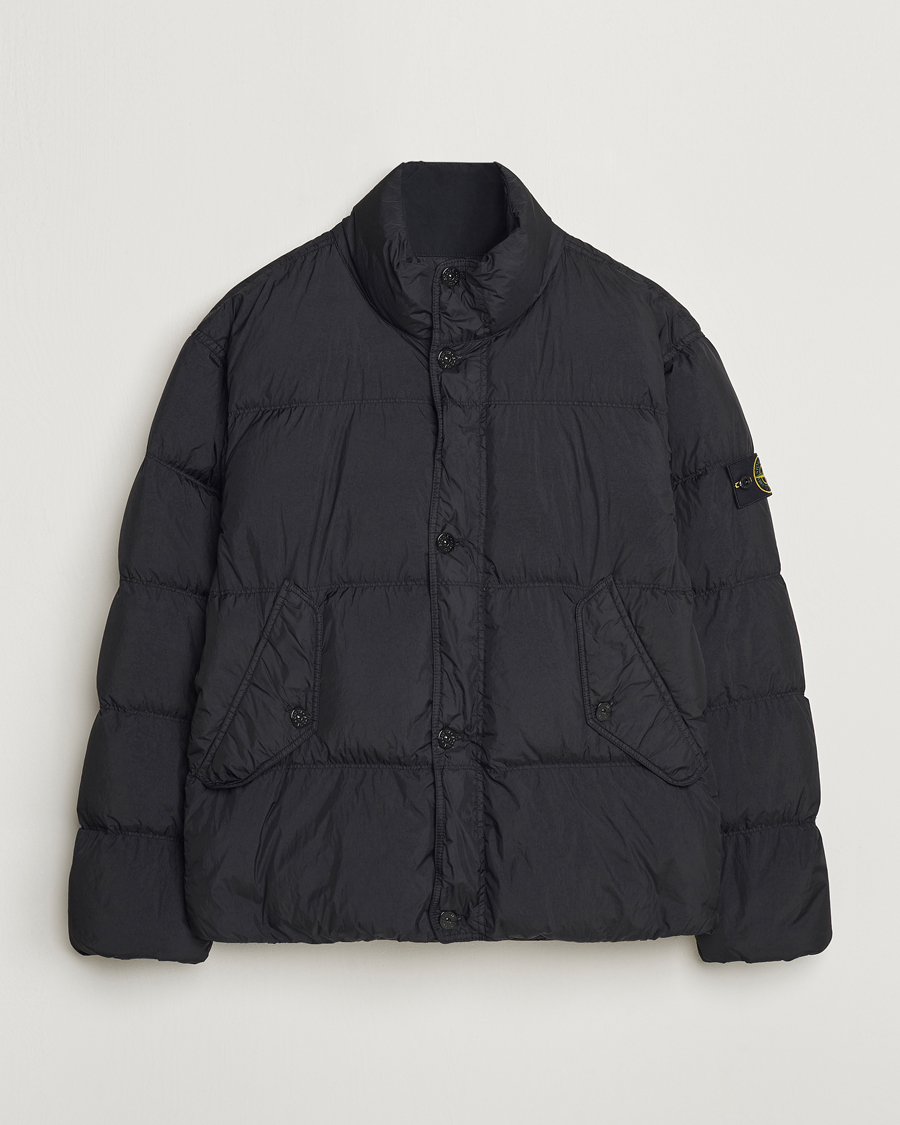 Herren | Jacken | Stone Island | Garment Dyed Recycled Nylon Down Jacket Black