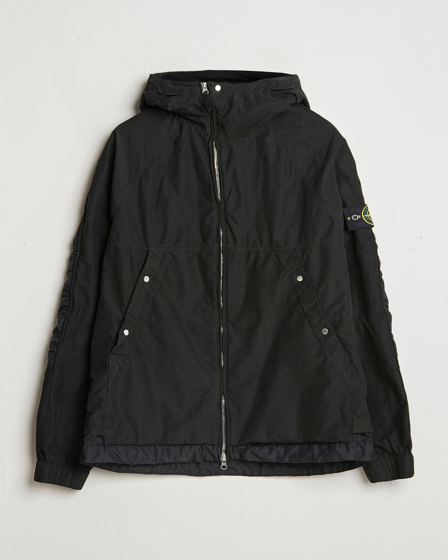 Herren | Jacken | Stone Island | Hooded Lightweight Tela Jacket Black
