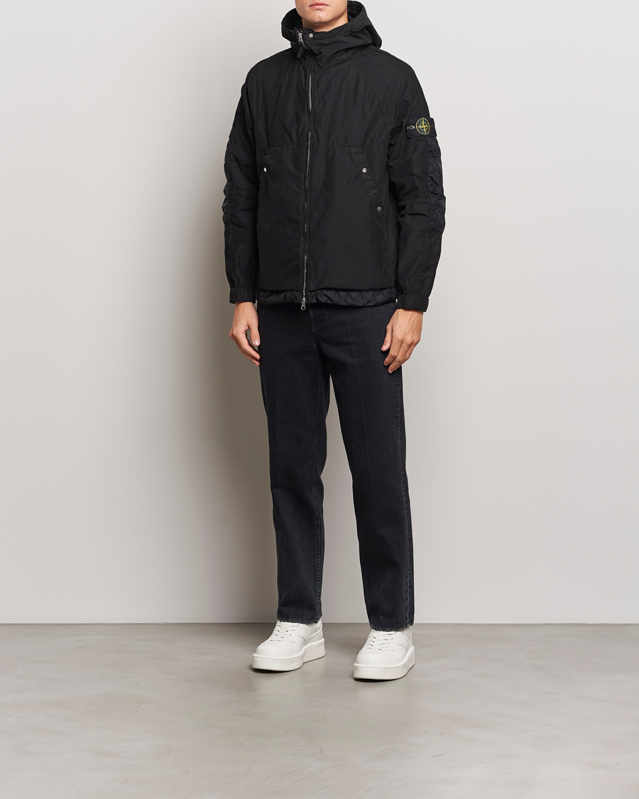 Herren | Jacken | Stone Island | Hooded Lightweight Tela Jacket Black