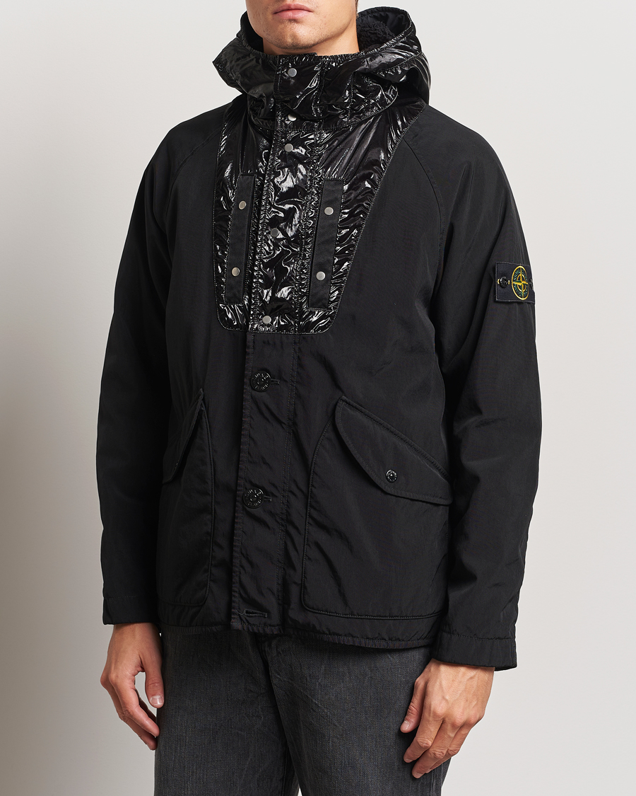 Herren | Jacken | Stone Island | Opaque Nylon Twill Garment Dyed Jacket Black
