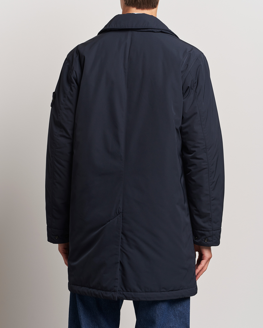 Herren | Jacken | Stone Island | Micro Twill Padded Coat Navy Blue