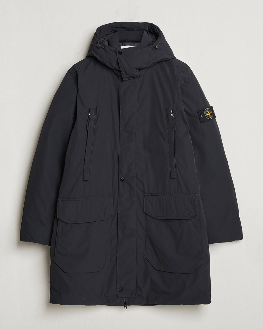 Herren | Jacken | Stone Island | Micro Twill Hooded Parka Black