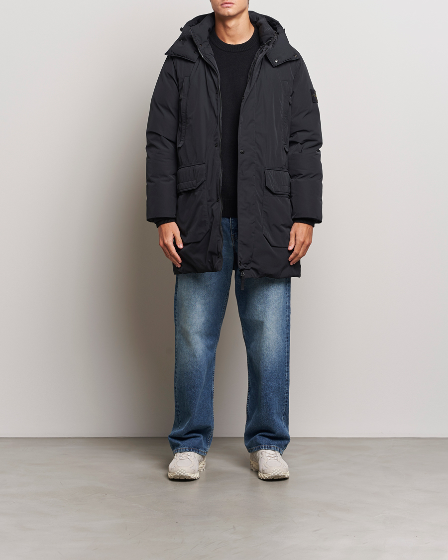 Herren | Jacken | Stone Island | Micro Twill Hooded Parka Black