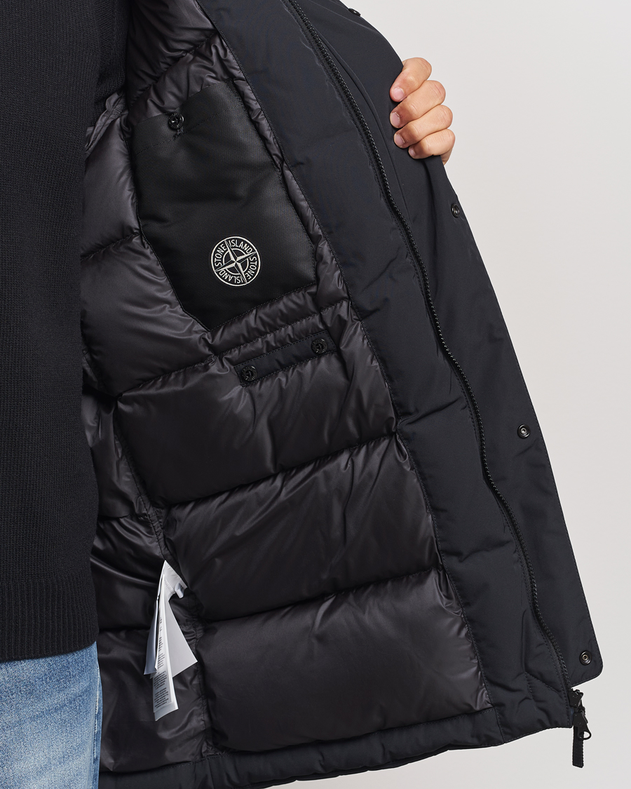 Herren | Jacken | Stone Island | Micro Twill Hooded Parka Black
