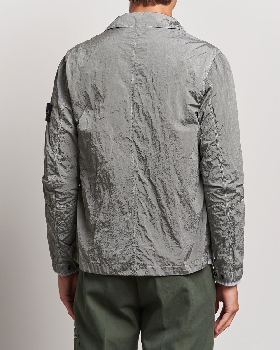 Herren | Hemden | Stone Island | Nylon Metal Zip Overshirt Grey