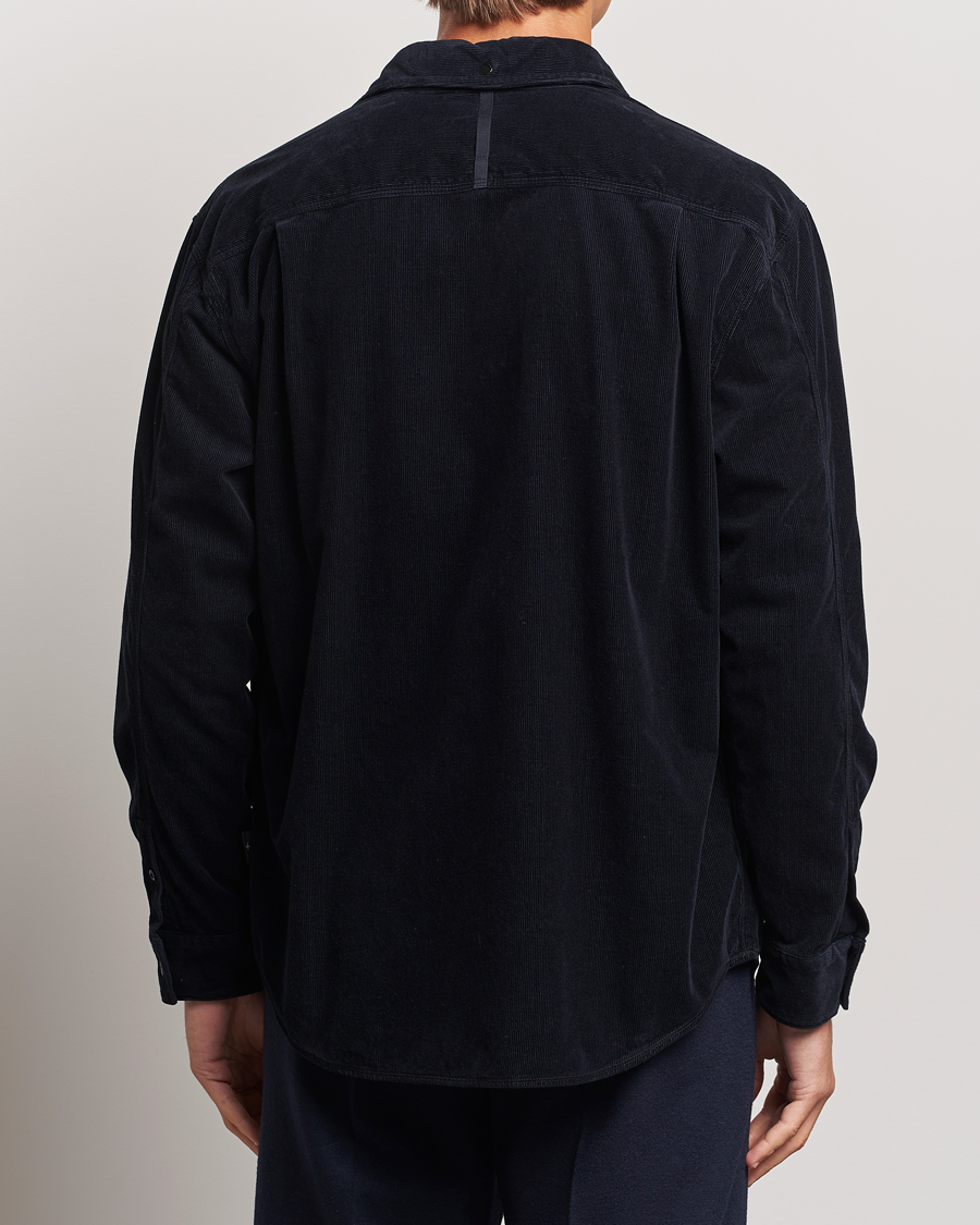 Herren | Hemden | Stone Island | Cotton Cord Overshirt Navy Blue