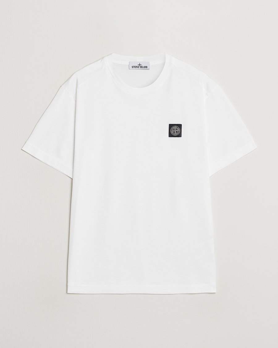 Herren | T-Shirts | Stone Island | Garment Dyed Jersey T-Shirt White