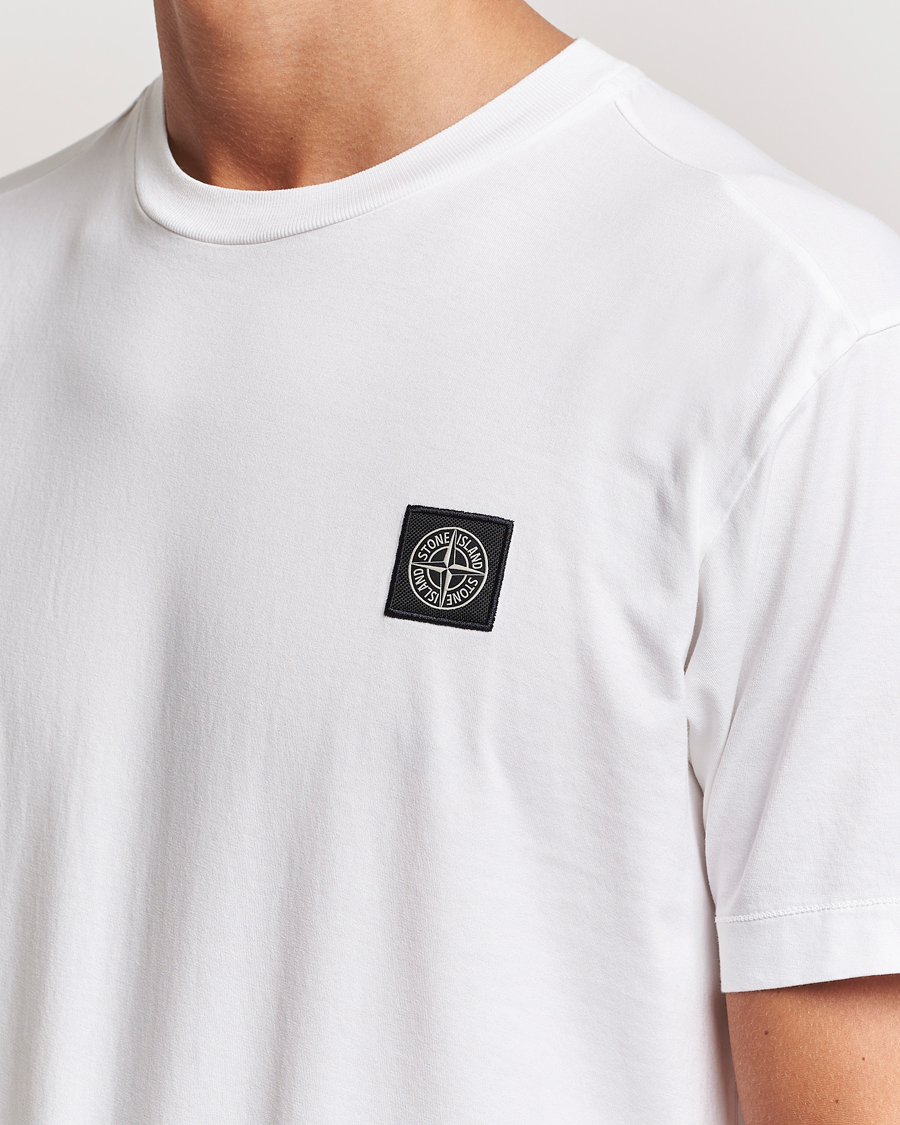 Herren | T-Shirts | Stone Island | Garment Dyed Jersey T-Shirt White