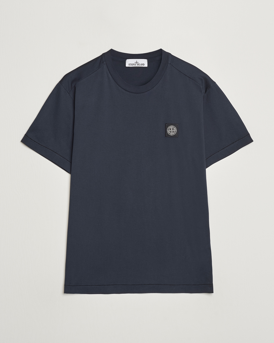 Herren | T-Shirts | Stone Island | Garment Dyed Jersey T-Shirt Navy Blue