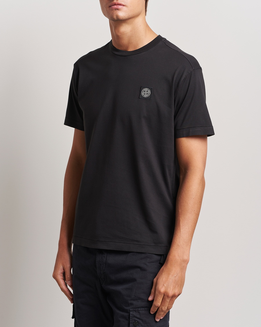 Herren | T-Shirts | Stone Island | Garment Dyed Jersey T-Shirt Black