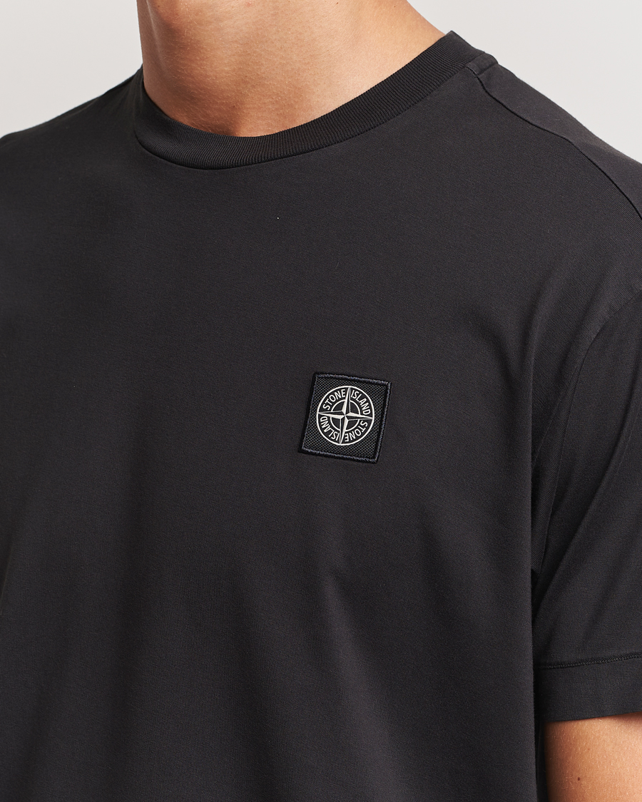 Herren | T-Shirts | Stone Island | Garment Dyed Jersey T-Shirt Black