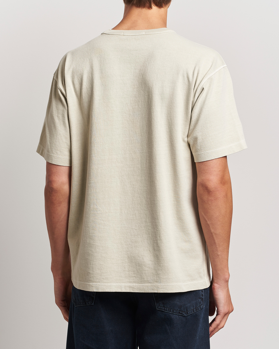 Herren | T-Shirts | Stone Island | Old Dyed Cotton Logo T-Shirt Plaster