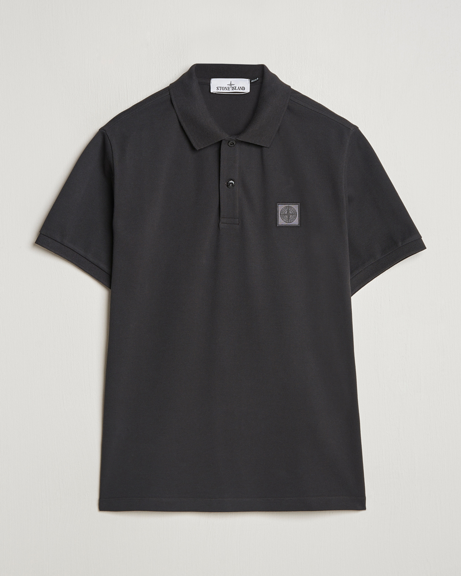 Herren | Poloshirts | Stone Island | Cotton Pique Polo Lead Grey