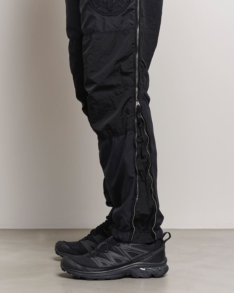Herren | Hosen | Stone Island | Washed Nylon Jogger Pants Black