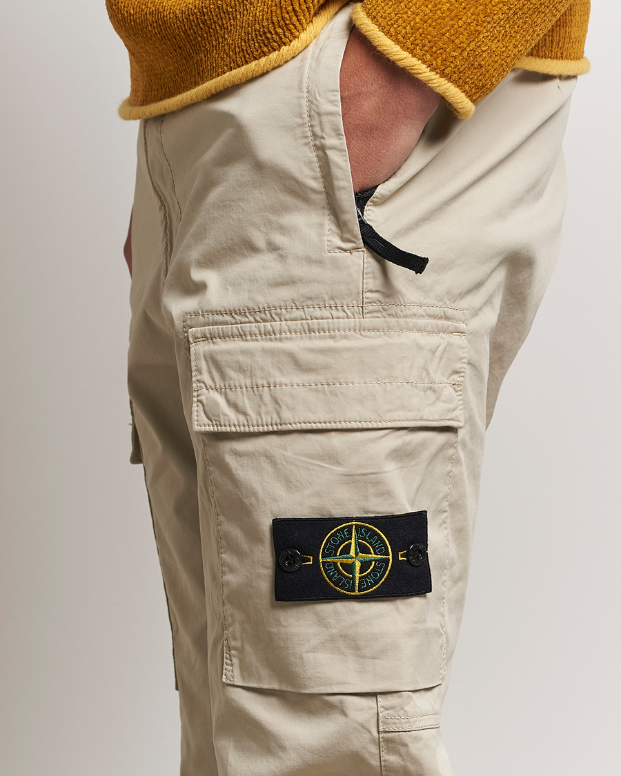 Herren | Hosen | Stone Island | Stretch Cotton Gabardine Trousers Plaster