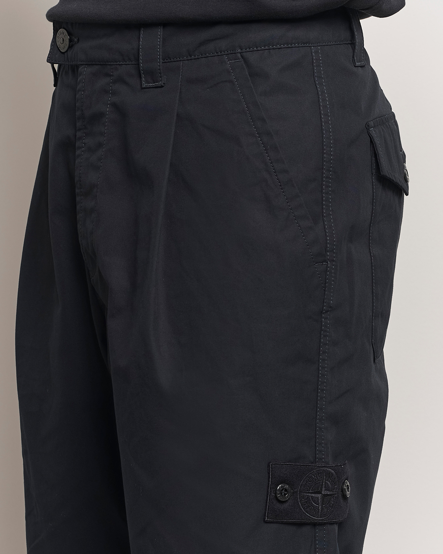 Herren | Hosen | Stone Island | Ghost Cotton Ventile Pants Black