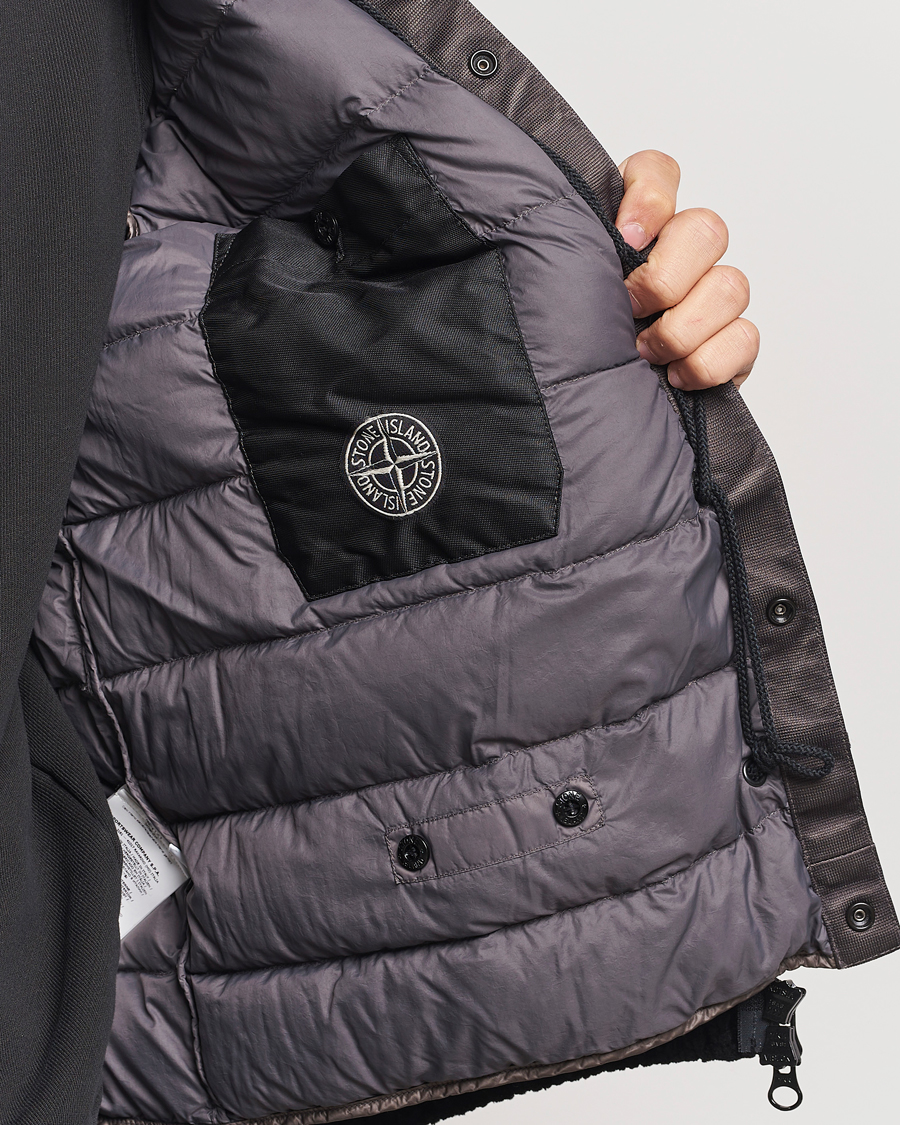 Herren | Jacken | Stone Island | Presidents Knit Down Liner Hood Black