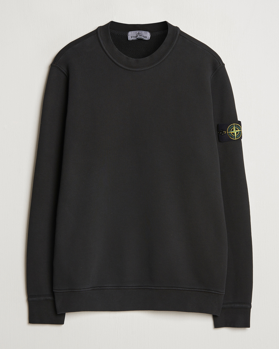 Herren | Pullover | Stone Island | Old Dyed Cotton Sweatshirt Black