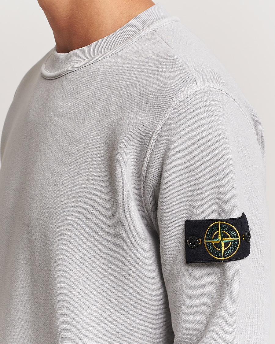 Herren | Pullover | Stone Island | Old Dyed Cotton Sweatshirt Grey