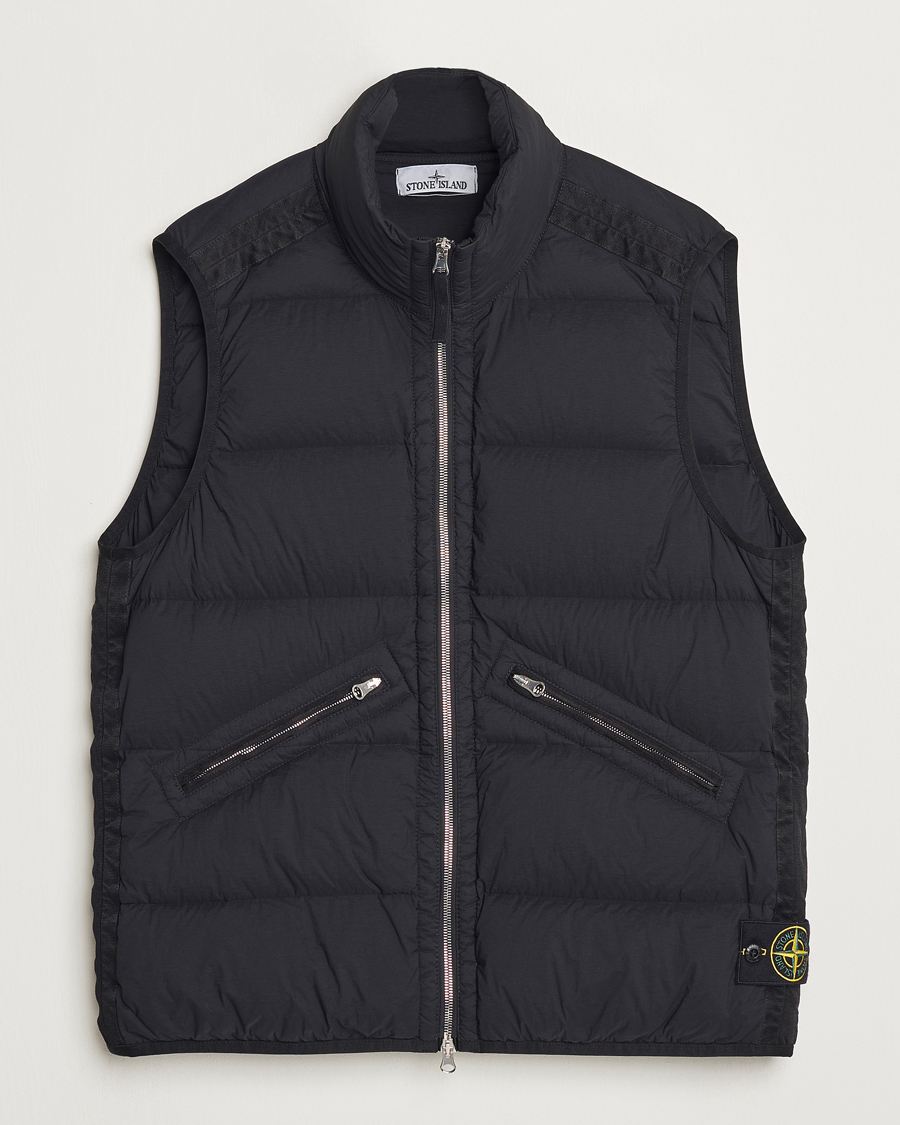 Herren | Jacken | Stone Island | Nylon Down-TC Vest Black