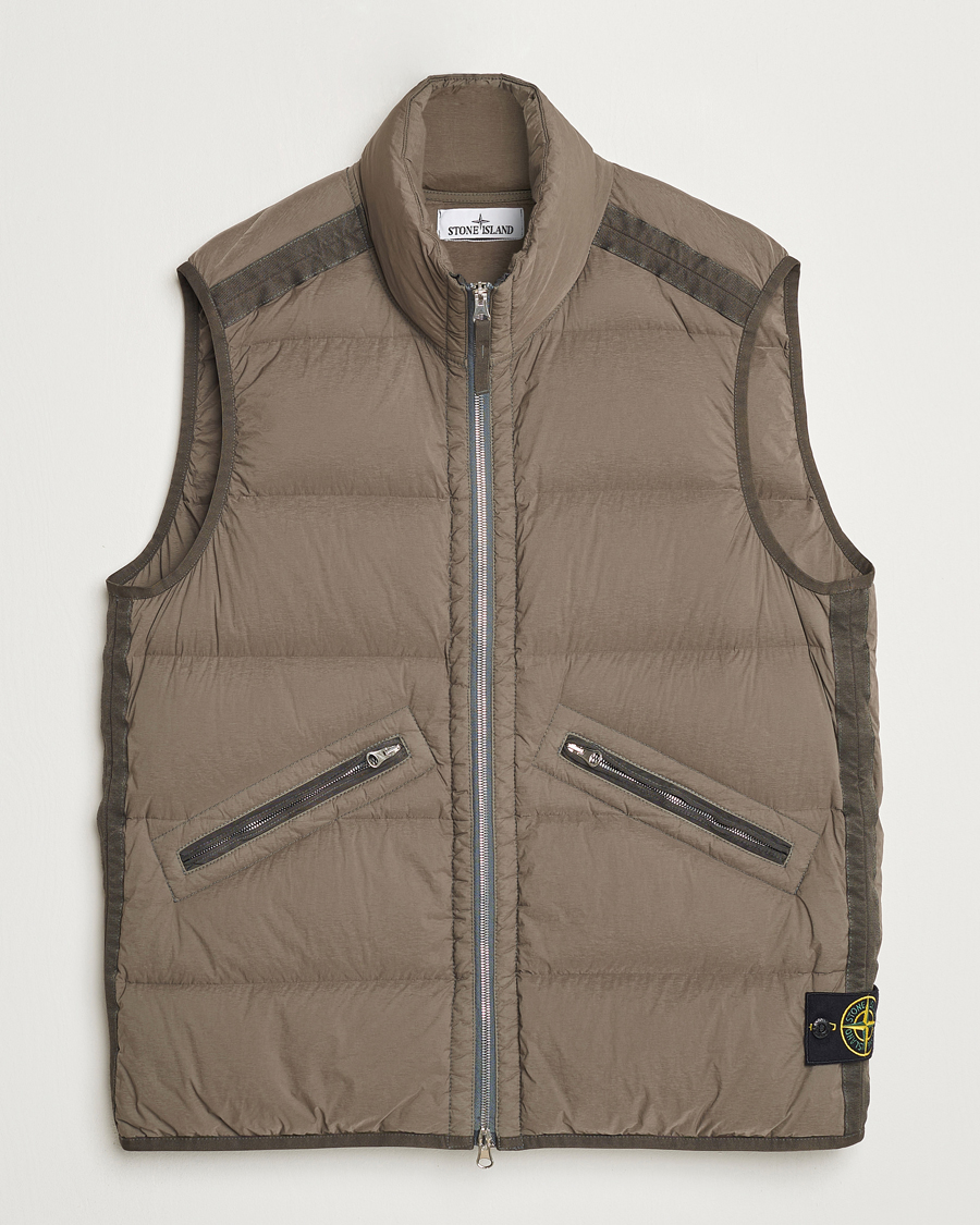 Herren | Jacken | Stone Island | Nylon Down-TC Vest Walnut