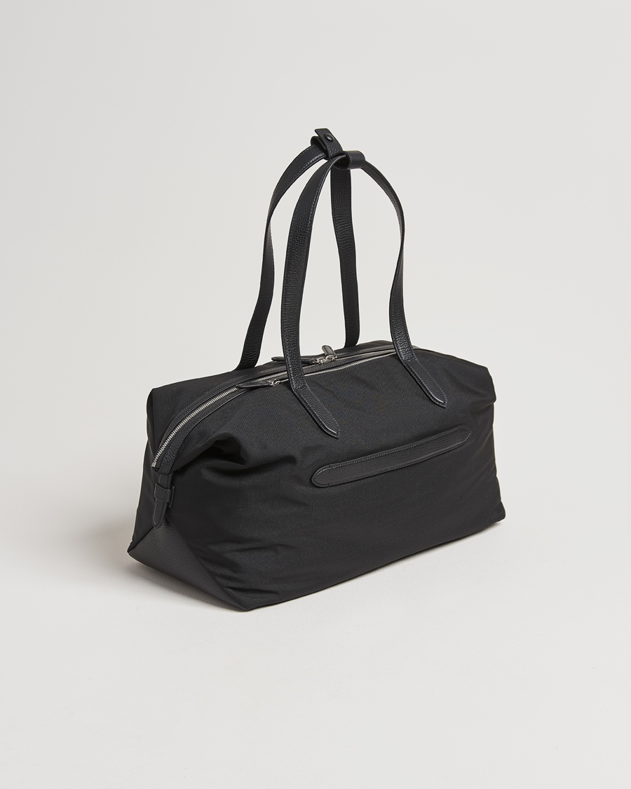 Herren | Smythson Canvas Norton Small Travel Bag Black | Smythson | Canvas Norton Small Travel Bag Black