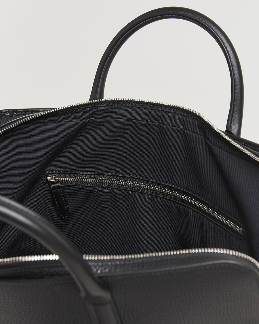 Herren | Taschen | Smythson | Ludlow Ultra Slim Brefcase With Zip Front Black