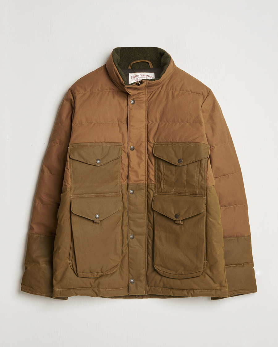 Herren | Jacken | Filson | Oiled Covered Down Cruiser Dark Tan