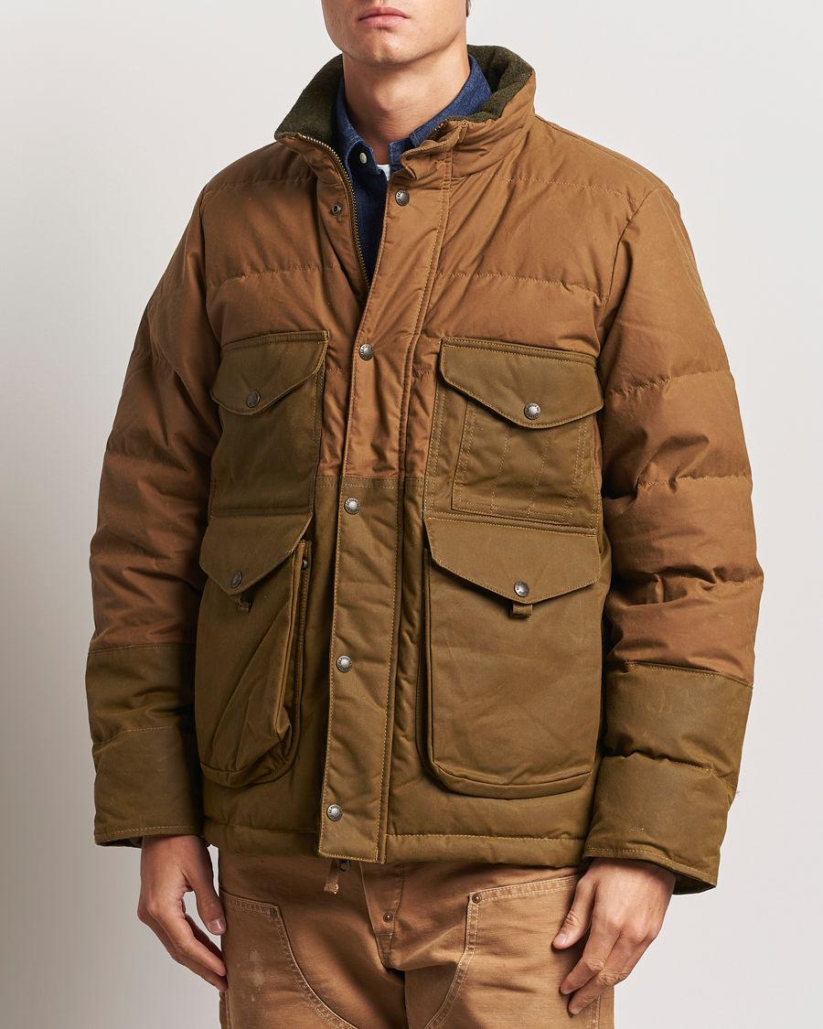 Herren | Jacken | Filson | Oiled Covered Down Cruiser Dark Tan