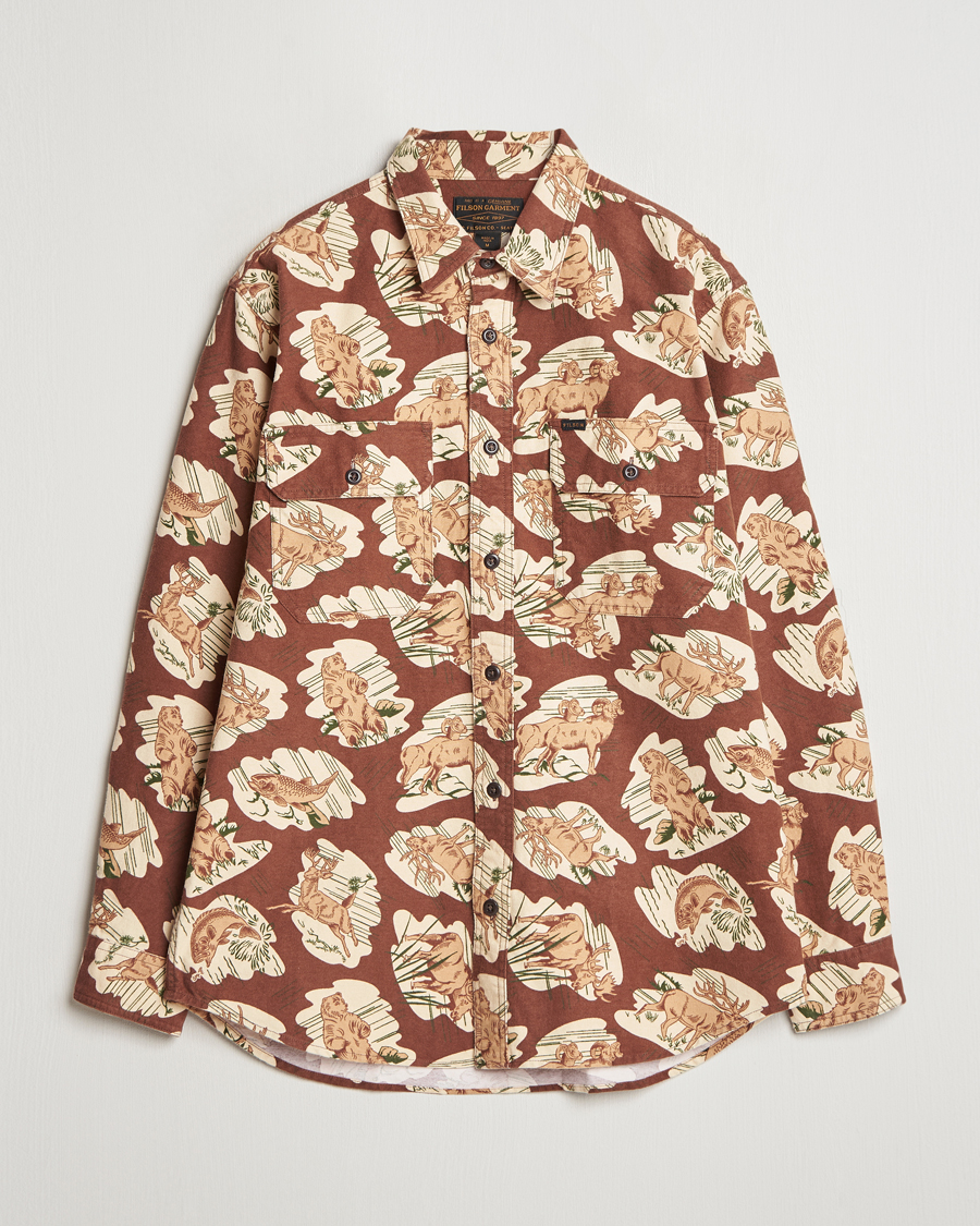 Herren | Hemden | Filson | Field Flannel Shirt Sorrel Horse/Wildlife