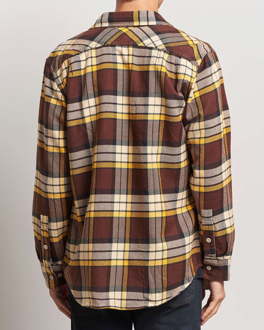 Herren | Hemden | Filson | Vintage Flannel Work Shirt Brown/Yellow